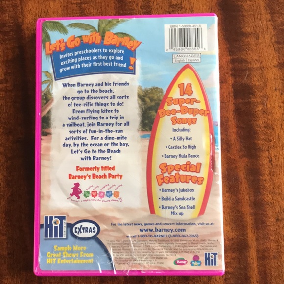 Barney Let’s Go To The Beach Dvd - Picture 2 of 7